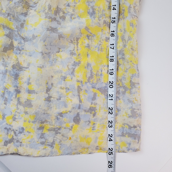 CAbi | 100% Silk Sleeveless Marbled Womens Small Tank Top - Picture 6 of 8